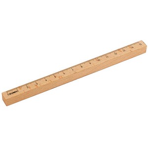 KUM Lineal square 15,0 cm, natur