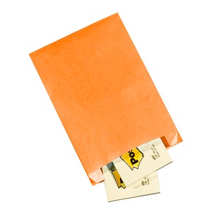 VP Faltenbeutel orange 15,0 x 21,0 cm, 100 St.