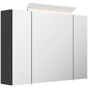 POSSEIK Spiegel mit Beleuchtung 90 grafit 90,0 x 17,0 x 62,0 cm