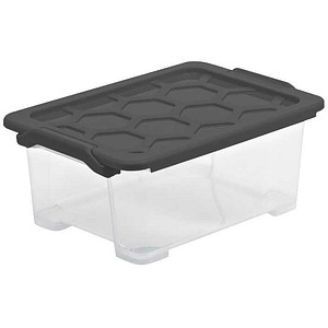 rotho Evo Safe Keeping Aufbewahrungsboxen 11,0 l anthrazit 39,3 x 28,3 x 16,0 cm, 1 St.