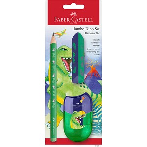 FABER-CASTELL Schreibset Dino grün