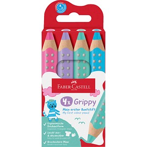 FABER-CASTELL Grippy Buntstifte farbsortiert, 4 St.