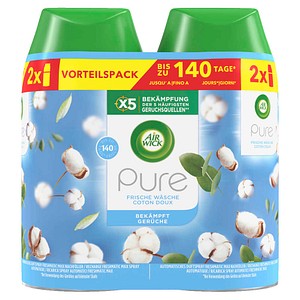AIRWICK Raumduft-Nachfüller Freshmatic Max pure FRISCHE WÄSCHE frisch 250,0 ml, 2 St.