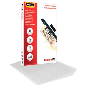 Fellowes Capture125 Laminierfolien matt für A3 125 micron, 100 St.