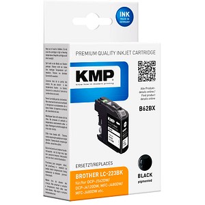 KMP B62BX schwarz Tintenpatrone ersetzt brother LC-223BK KMP B62BX schwarz Tintenpatrone ersetzt brother LC-223BK
