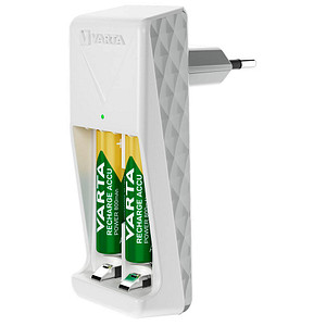 VARTA Mini Charger Akku-Schnellladegerät inkl. Akkus