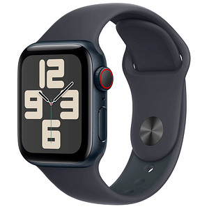 Apple Watch SE 40 mm Aluminium (GPS+Cellular) Sportarmband M/L  mitternacht