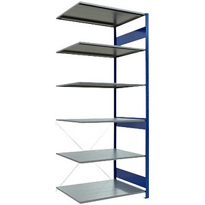 SCHULTE Anbauregal MULTIplus 150 12586-B enzianblau 100,0 x 80,0 x 250,0 cm