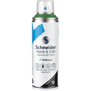 Schneider Paint-It 030 Supreme DIY Acrylspray Sprühfarbe grün