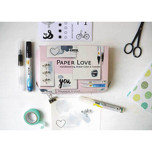 KREUL PaperLove Handlettering-Set schwarz, 1 Set