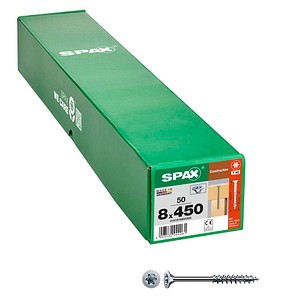 SPAX® Holzbauschrauben T40 Senkkopf WIROX 0191010804505 8 mm x 450 mm, 50 St.