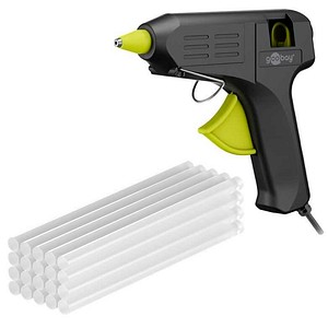 goobay 77826 Superior, 40 W Heißklebepistole-Set schwarz, grün, 1 St.