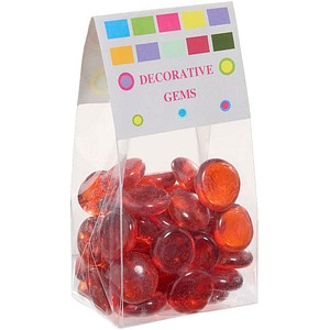 GLOREX Muggelsteine orange Glasnuggets Ø 20,0 mm, 200,0 g, 1 Pack