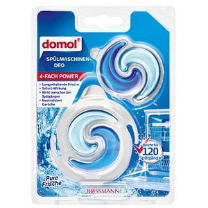 domol 4-FACH POWER Spülmaschinen-Deo 2 St., 2 St.