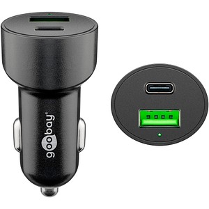 goobay Kfz-Ladeadapter schwarz, 48 Watt