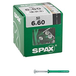 SPAX®  4861080600606 Nageldübel Ø 6 mm x 60 mm, 50 St.