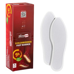 thermopad® Wärmesohlen 78170, Gr. XL (Gr. 43-46) weiß, 10 St.