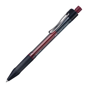 FABER-CASTELL Beyond Gel Gelschreiber rot/schwarz 0,4 mm, Schreibfarbe: rot, 1 St.