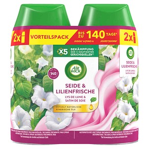 AIRWICK Raumduft-Nachfüller Freshmatic Max SEIDE & LILLIENFRISCHE blumig 250,0 ml, 2 St.