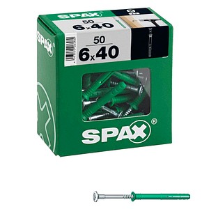SPAX®  4861080600406 Nageldübel Ø 6 mm x 40 mm, 50 St.