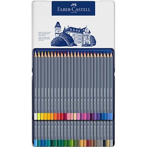 FABER-CASTELL Goldfaber Aqua Aquarellstifte farbsortiert, 48 St.