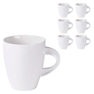 Kaffeetassen LA MUSICA weiß 350,0 ml, 6 St.
