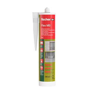 fischer Flex MS Hybrid Dichtstoff grau 290,0 ml