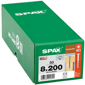 SPAX® Holzbauschrauben T40 Tellerkopf WIROX 200mm  x 8 mm, 50 St.