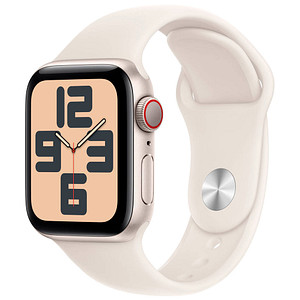 Apple Watch SE 40 mm Aluminium (GPS+Cellular) Sportarmband M/L  polarstern