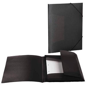 HERMA Sammelmappen DIN A4 schwarz transluzent , 3 St.