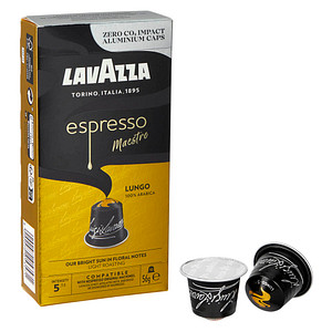 LAVAZZA Espresso Maestro Lungo Kaffeekapseln, Arabicabohnen kräftig, 10 St.