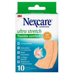 Nexcare™ Pflaster Ultra Stretch Flexible Comfort N1170BNEW beige 6,0 x 10,0 cm, 10 St.