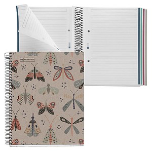MIQUELRIUS Collegeblock Eco Design 1 liniert DIN A5 Innenrand, 1 St.