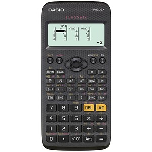 CASIO FX-82DE X Wissenschaftlicher Taschenrechner schwarz