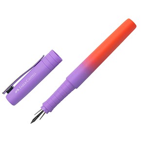 FABER-CASTELL Poly Pen Patronenfüller punchy melon M (mittel), 1 St.