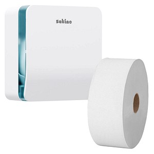Satino Toilettenpapierspender HYGINITY S JT1 System 333404 weiß Kunststoff, 1 St.