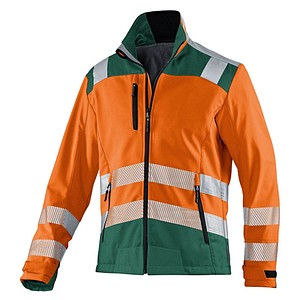 KÜBLER® unisex Warnjacke REFLECTIQ orange, moosgrün Größe XL