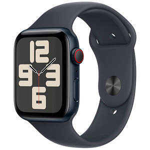 Apple Watch SE 44 mm Aluminium (GPS+Cellular) Sportarmband M/L  mitternacht