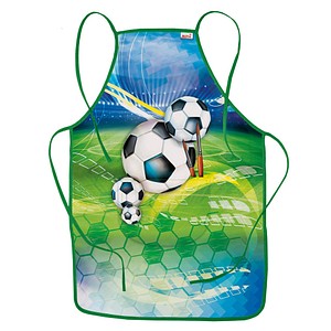 ROTH Jungen Kinder Malschürze Fußball blau Einheitsgröße 1 St.