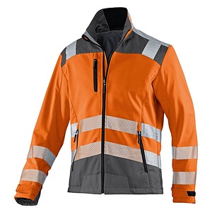 KÜBLER® unisex Warnjacke REFLECTIQ warnorange, anthrazit Größe L
