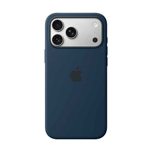 Apple Silikon Case mit MagSafe Handy-Cover für Apple iPhone 17 Pro Max mitternacht