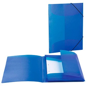 HERMA Sammelmappen DIN A4 dunkelblau transluzent, 3 St.