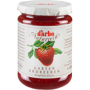 d’arbo  Erdbeere  Konfitüre, 450,0 g