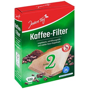 Jeden Tag Gr. 2 Kaffeefilter, 100 St.