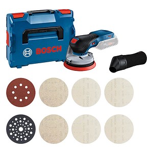 AKTION: BOSCH Professional GEX 18V-125 + M480 Akku-Exzenterschleifer-Set 18,0 V, ohne Akku mit Prämie nach Registrierung