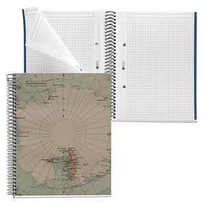 MIQUELRIUS Collegeblock Eco Desgin 1 kariert DIN A5 Innenrand, 1 St.