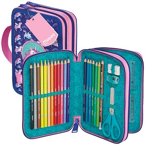 maped Federmäppchen befüllt EINHORN Einhorn 38-teilig, 22,0 x 14,0 cm