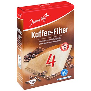 Jeden Tag Gr. 4 Kaffeefilter, 100 St.
