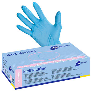 Meditrade® unisex Einmalhandschuhe Nitril® NextGen® blau Größe XL 100 St.