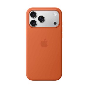 Apple Silikon Case mit MagSafe Handy-Cover für Apple iPhone 17 Pro Max terracotta